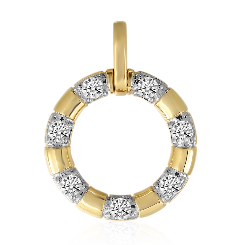 SI1 (G) Brillant-Goldanhänger (Annette)