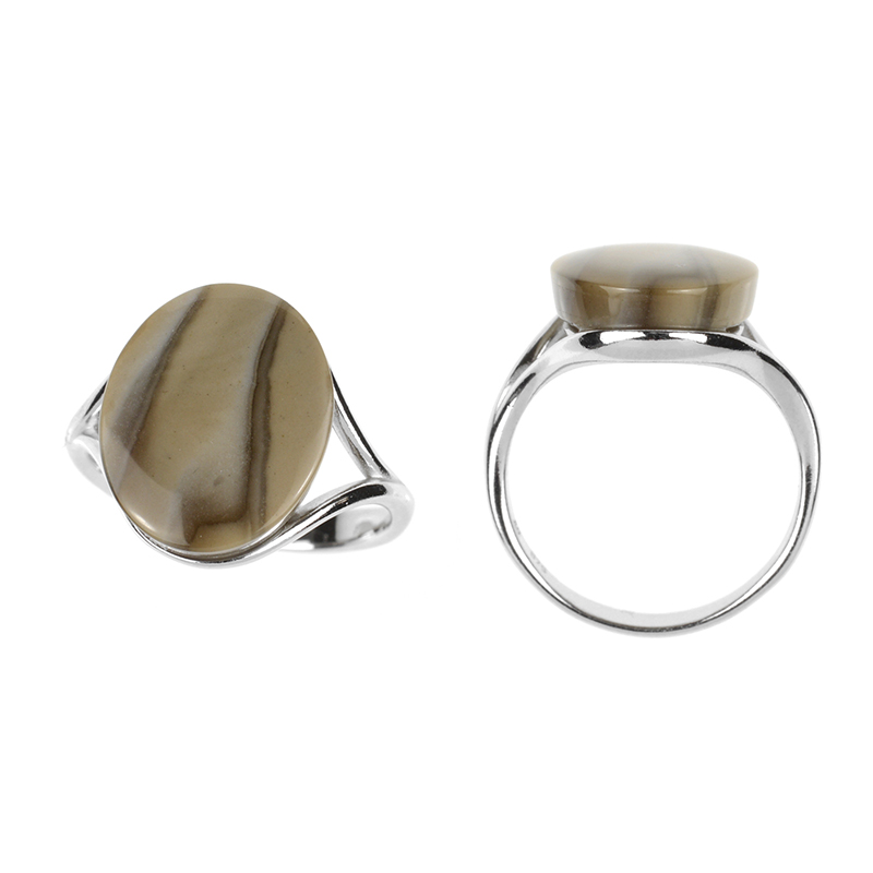 Feuerstein-Silberring (dagen)