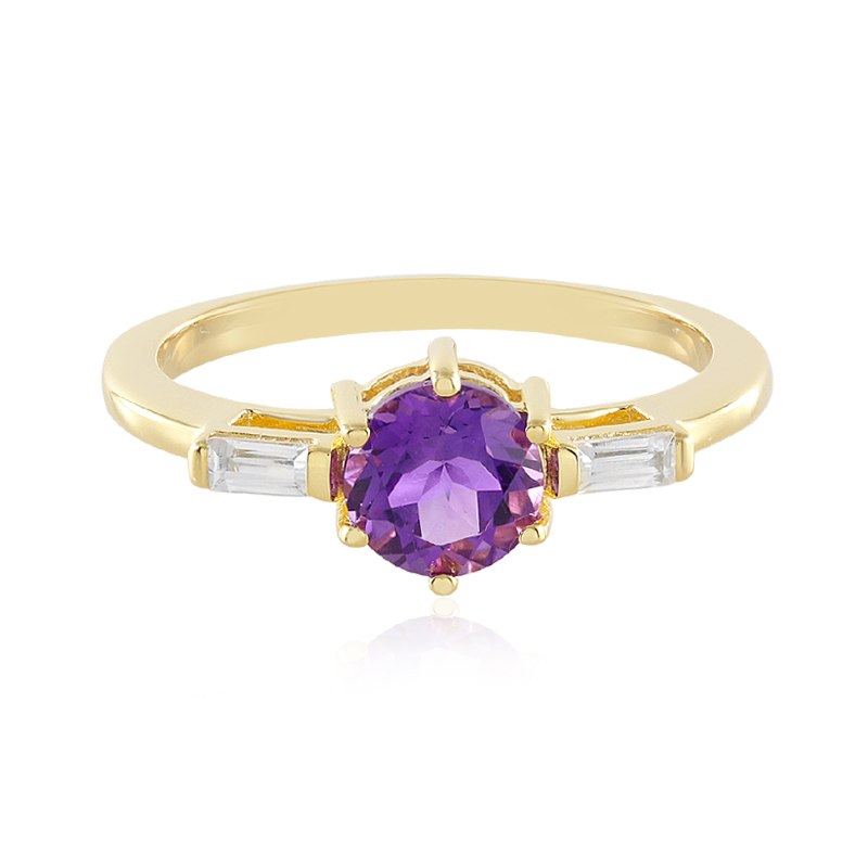 Sibirischer Amethyst-Silberring Sibirischer Amethyst-Silberring