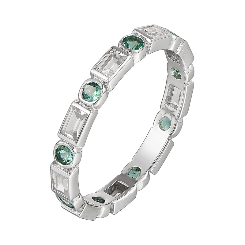 Edelstein-Silberring