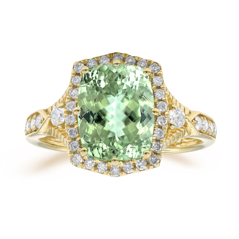 AAA-Kenianischer Tsavorit-Goldring (CIRARI)