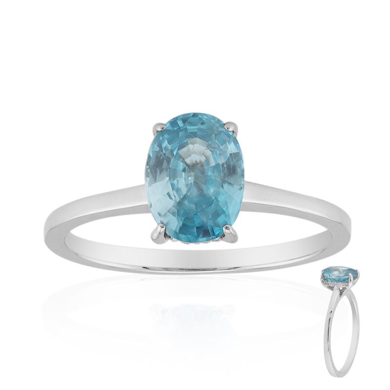 Ratanakiri-Zirkon-Silberring