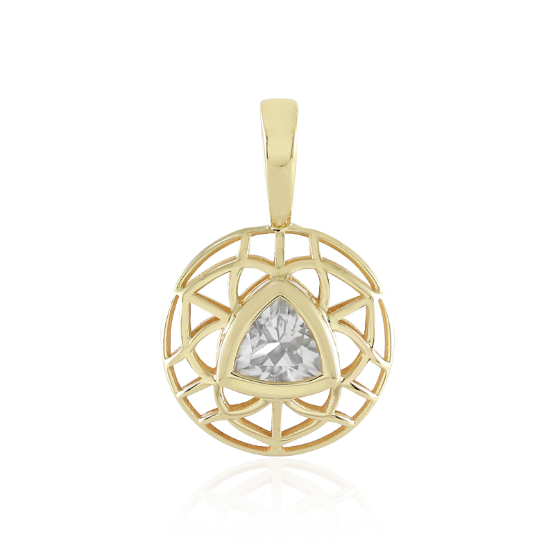 Zirkon-Goldanhänger (Ornaments by de Melo)