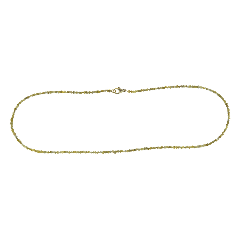 Fancy-Diamant-Goldhalskette (CUSTODANA)