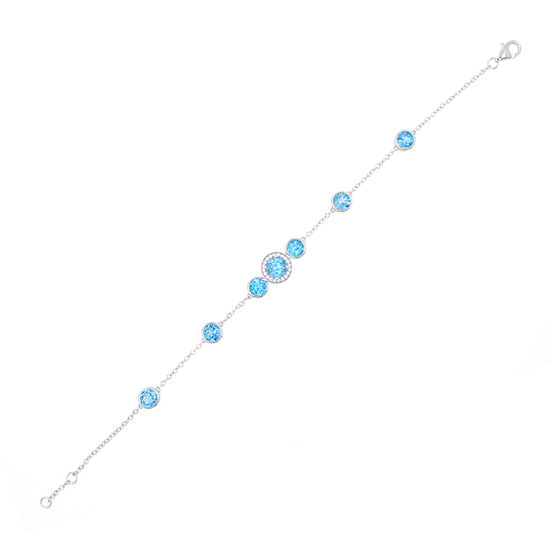 Marambaia-Topas-Silberarmband (de Melo Essence)