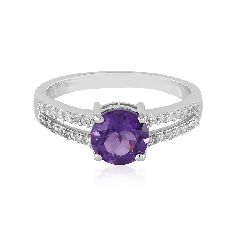Sibirischer Amethyst-Silberring