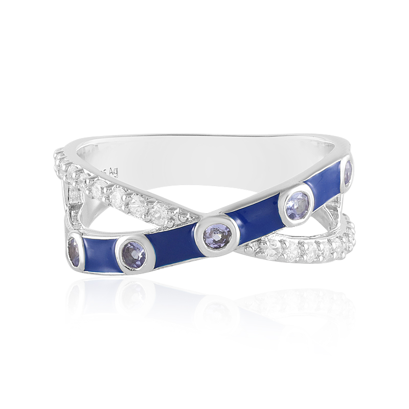 Tansanit-Silberring Tansanit-Silberring