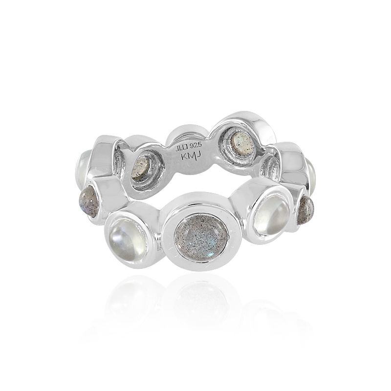 Edelstein-Silberring (KM by Juwelo)