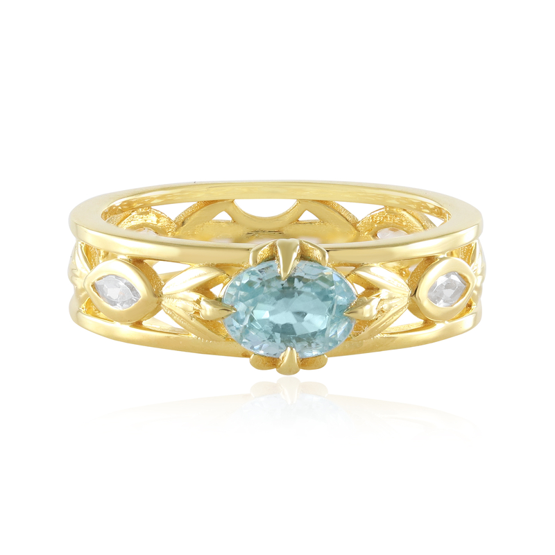 Ratanakiri-Zirkon-Silberring