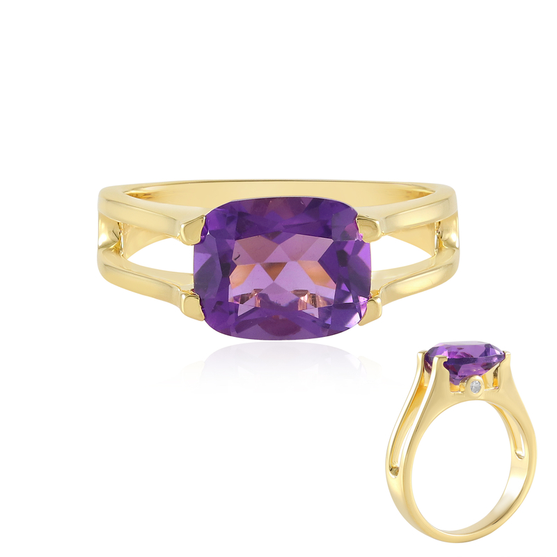 Marokkanischer Amethyst-Silberring