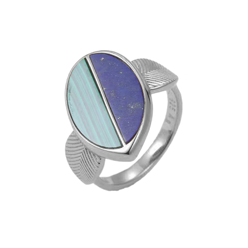 Edelstein-Silberring