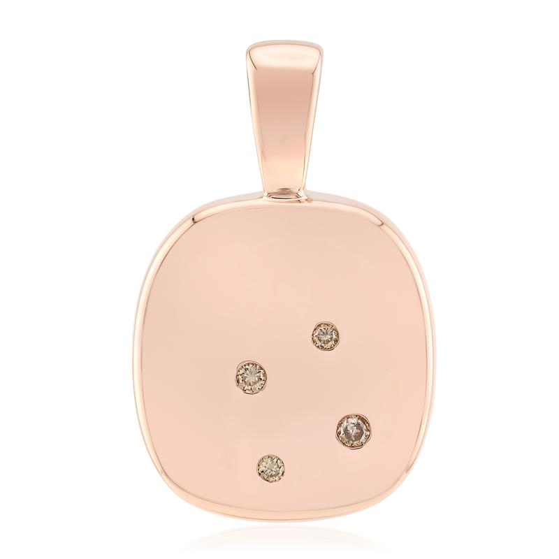 I1 Argyle-Rose de France-Brillant-Silberanhänger (Annette) I1 Argyle-Rose de France-Brillant-Silberanhänger (Annette)