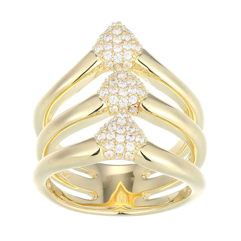 Zirkon-Silberring (Adela Silber)