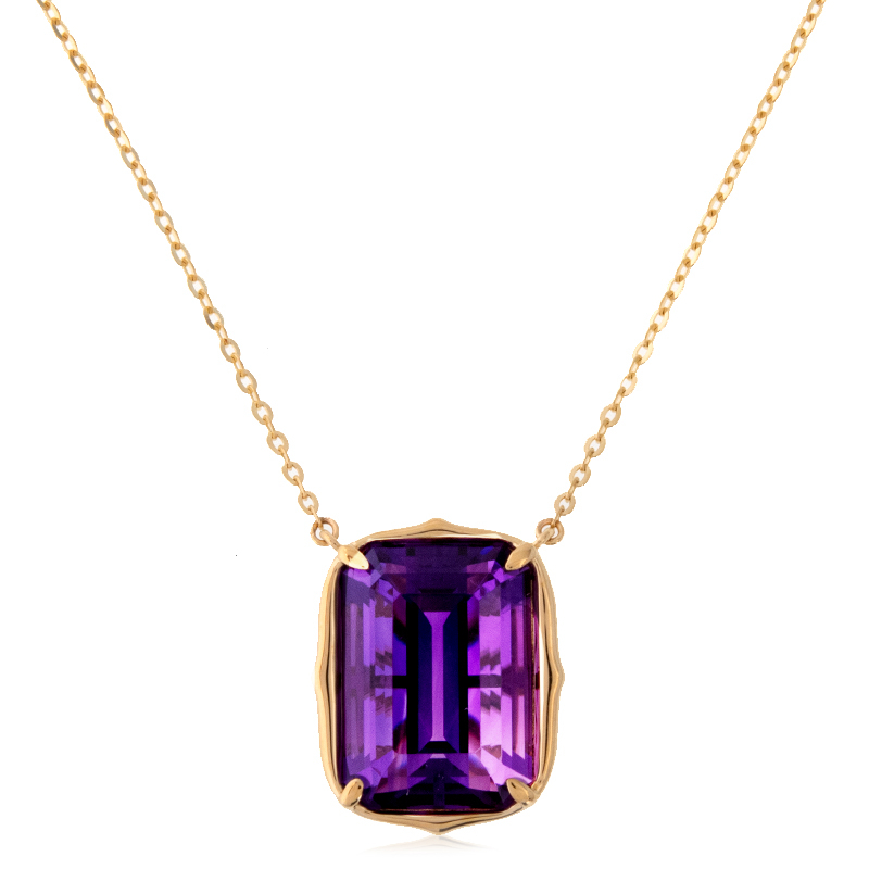 Sambia-Amethyst-Goldcollier (de Melo) Sambia-Amethyst-Goldcollier (de Melo)
