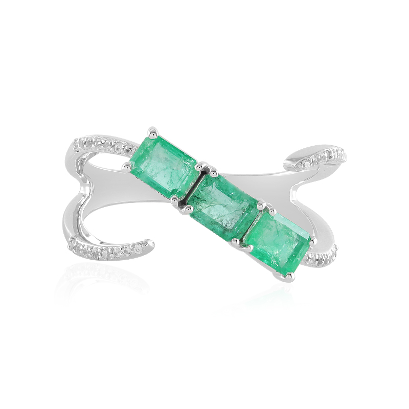 Äthiopischer Smaragd-Goldring (SUHANA) Äthiopischer Smaragd-Goldring (SUHANA)