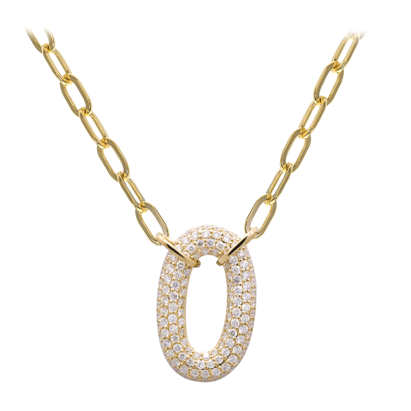 SI1 (H) Brillant-Goldhalskette (CIRARI)