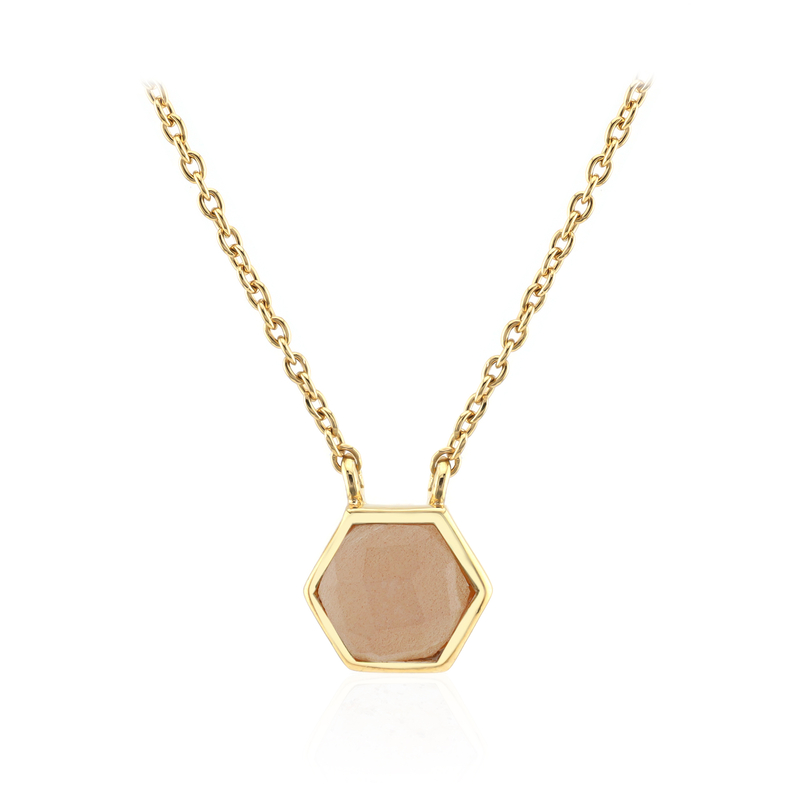 Roter Aventurin-Silbercollier