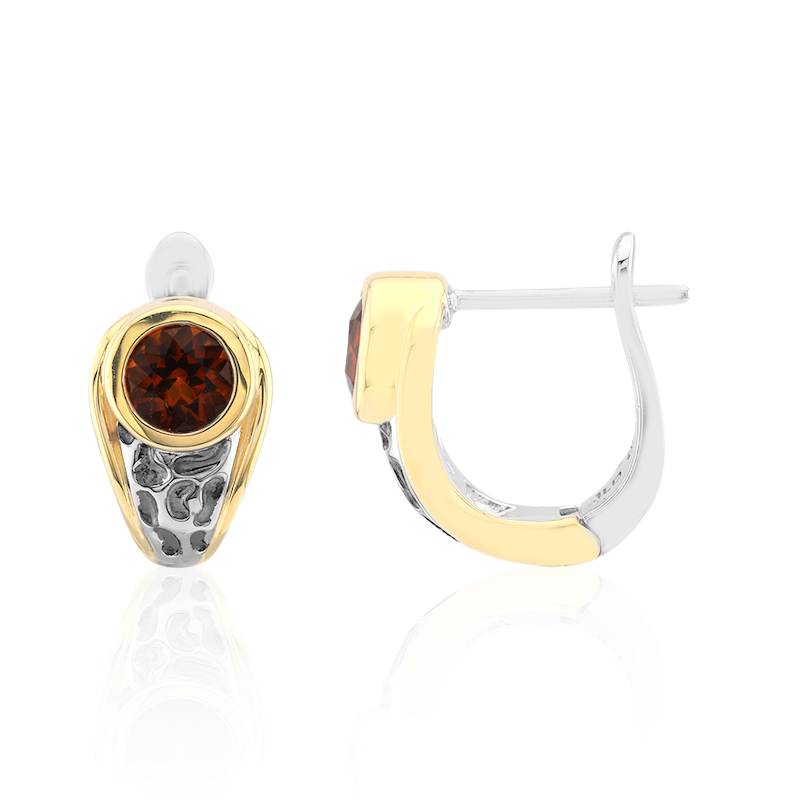 Madeira-Citrin-Silberohrringe (Remy Rotenier)