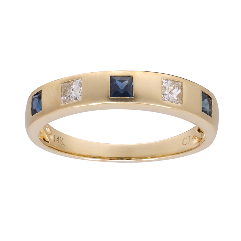 Blauer Ceylon-Saphir-Goldring (CIRARI)