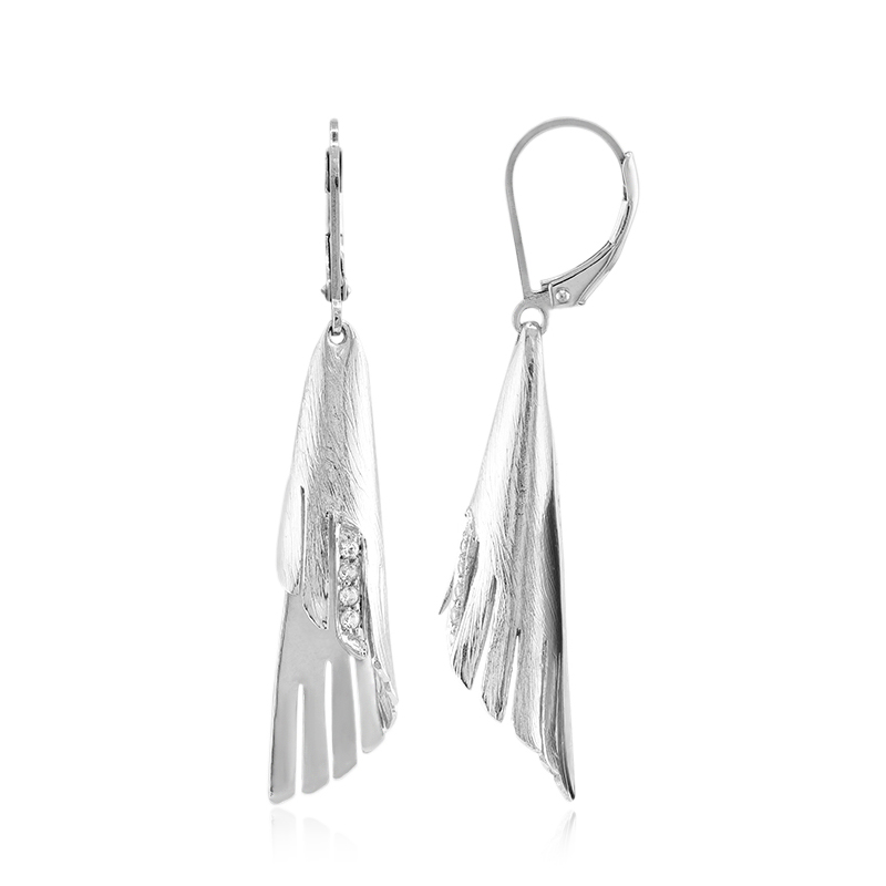 Zirkon-Silberohrringe (TPC)