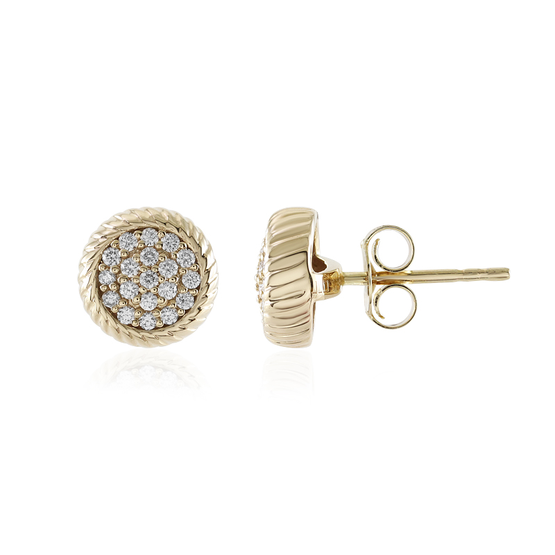 IF (G) Brillant-Goldohrringe (de Melo)