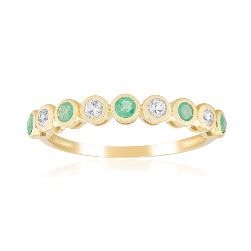 Sambia-Smaragd-Goldring