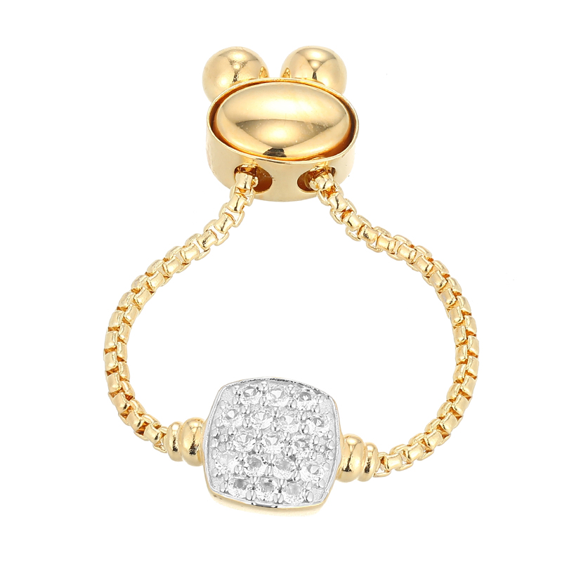 Weißer Topas-Silberring (M de Luca)