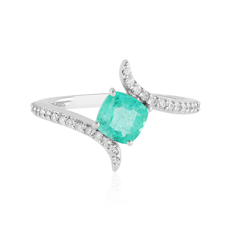 Russischer Smaragd-Goldring (AMAYANI)