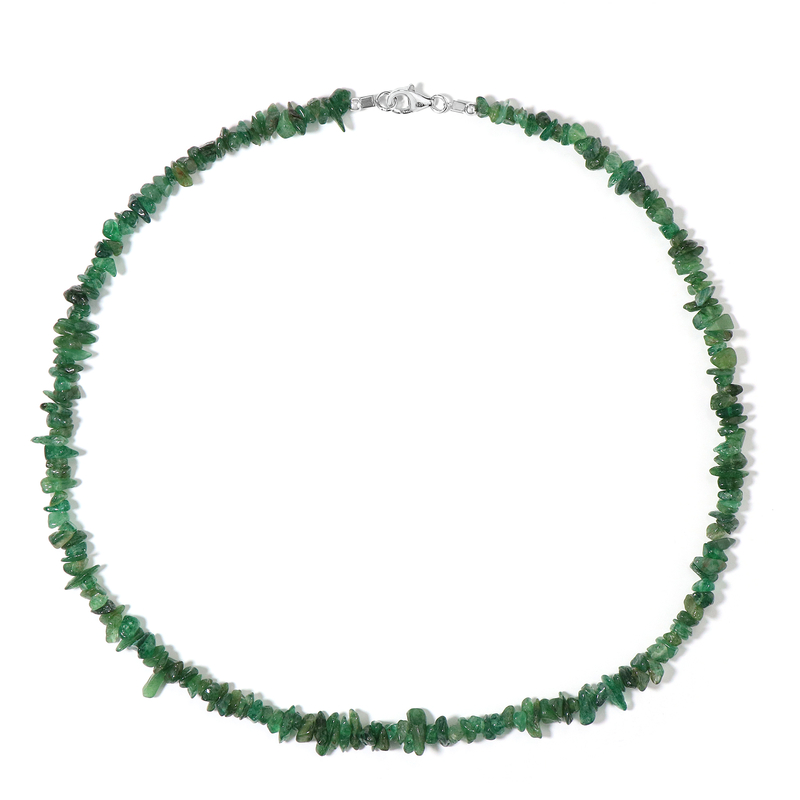 Kanadische Jade-Silberhalskette