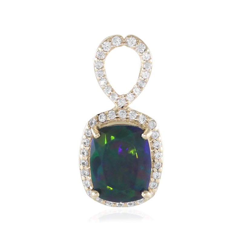 Mezezo-Opal-Goldanhänger (de Melo) Mezezo-Opal-Goldanhänger (de Melo)