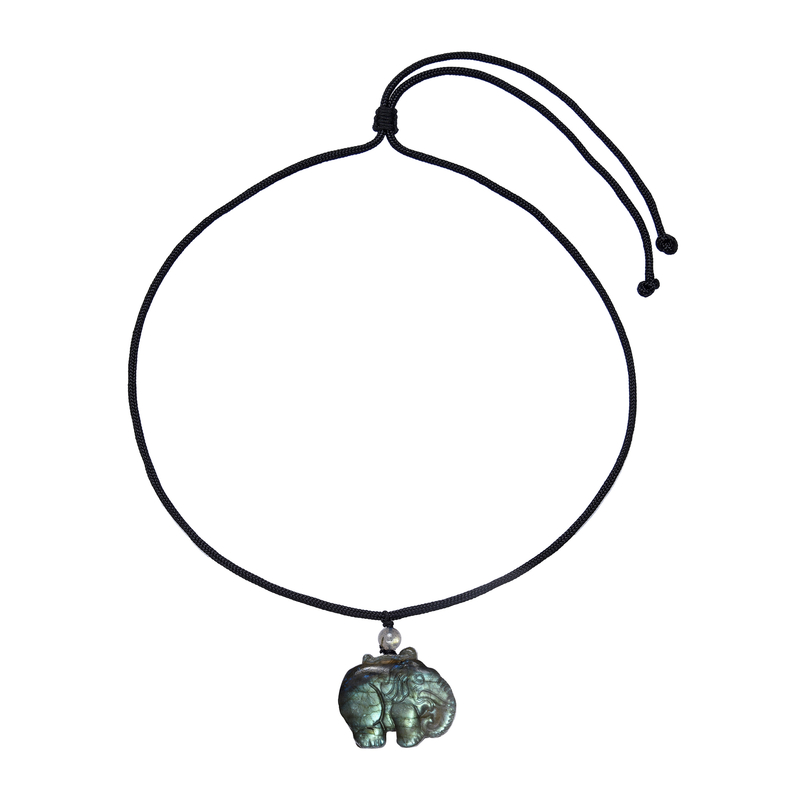 Labradorit-Halskette