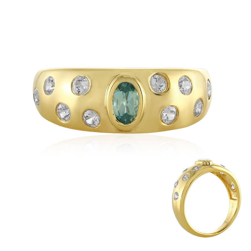 Ratanakiri-Zirkon-Silberring