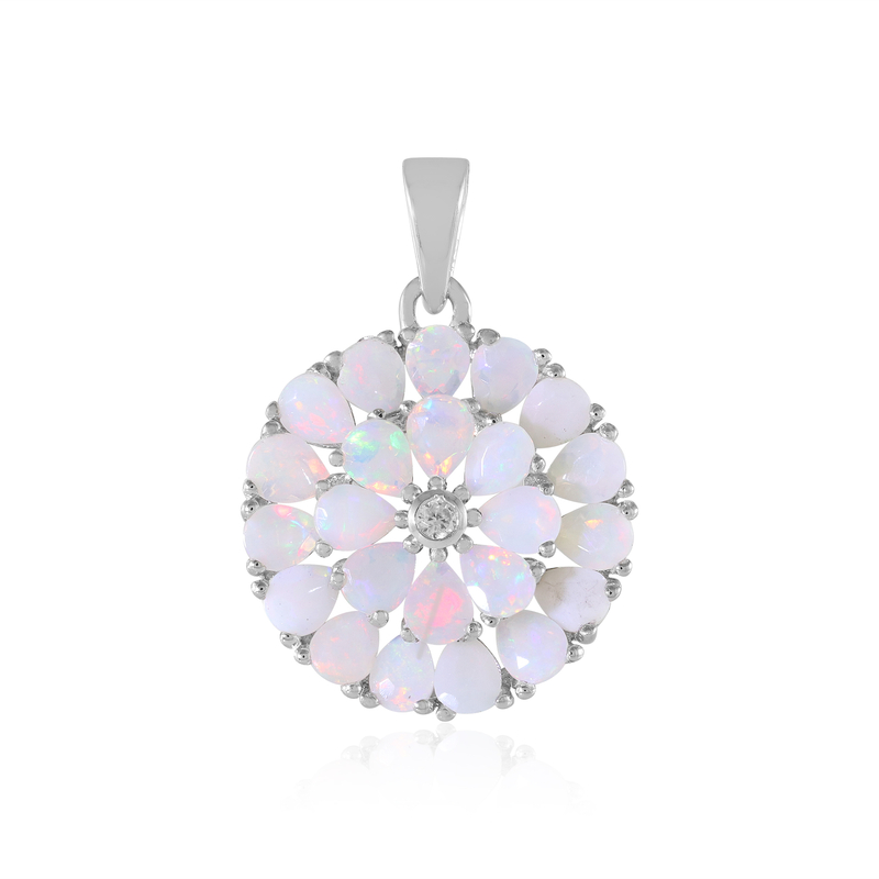 Welo-Opal-Silberanhänger