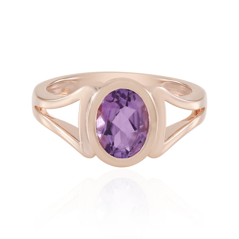 Lavendel-Amethyst-Silberring (KM by Juwelo)