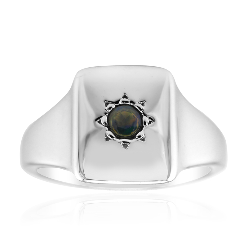 Mezezo-Opal-Silberring