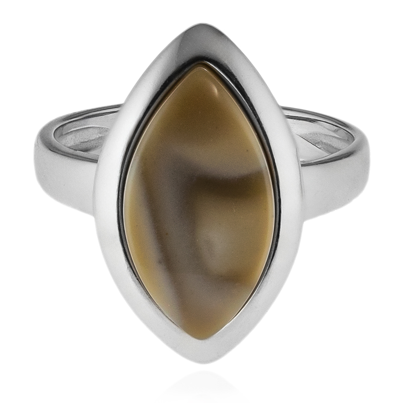 Feuerstein-Silberring (dagen)