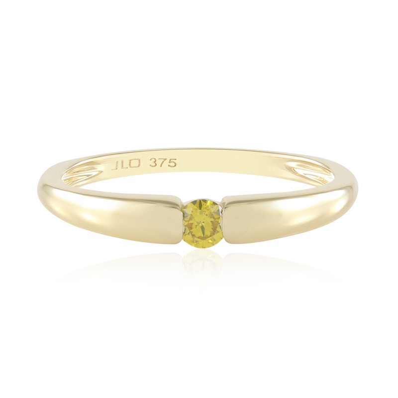 Gelber I2 Brillant-Goldring Gelber I2 Brillant-Goldring
