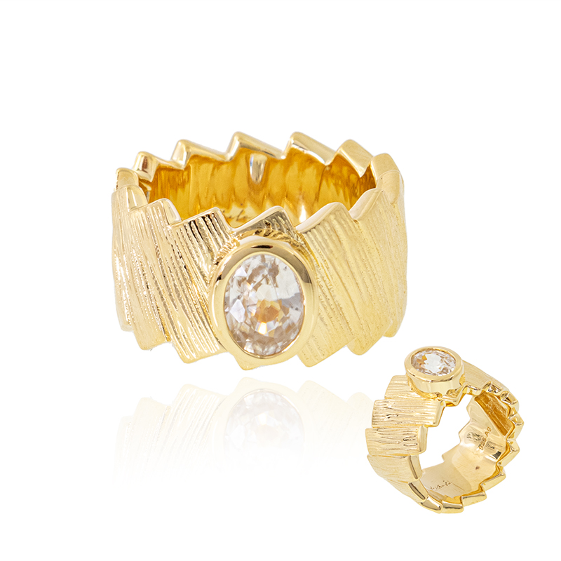 Zirkon-Silberring (de Melo) Zirkon-Silberring (de Melo)