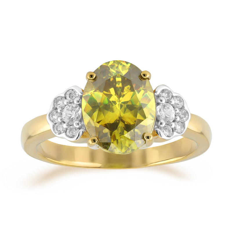 Bulgarischer Sphalerit-Goldring Bulgarischer Sphalerit-Goldring