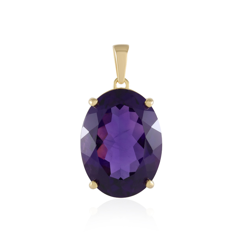 Sibirischer Amethyst-Silberanhänger Sibirischer Amethyst-Silberanhänger