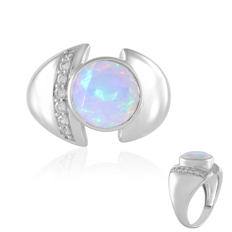 AAA-Welo-Opal-Silberring (de Melo)