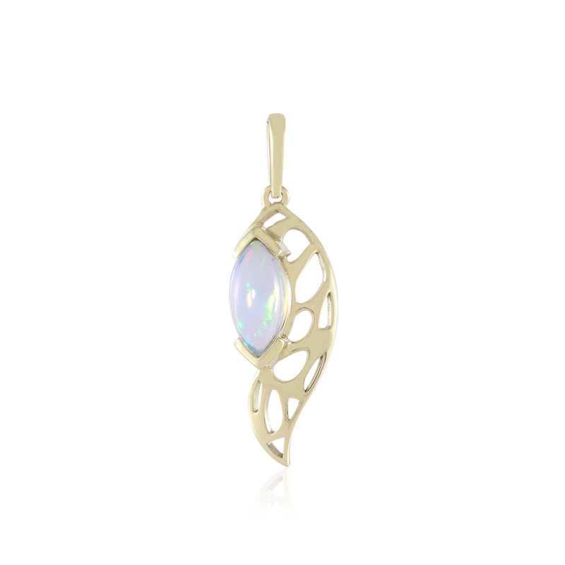 Welo-Opal-Goldanhänger (Ornaments by de Melo)