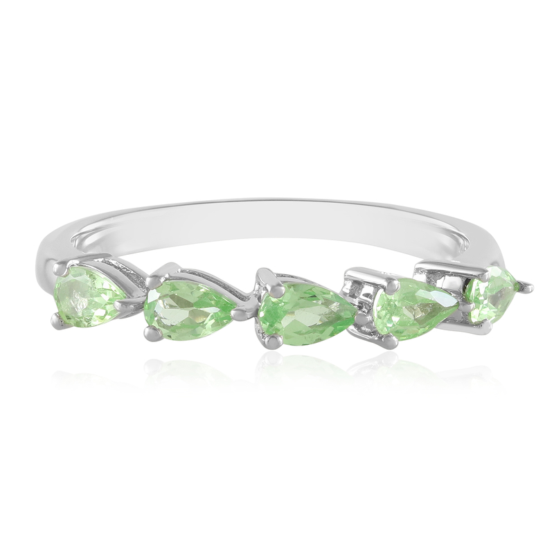 Tansania-Tsavorit-Silberring