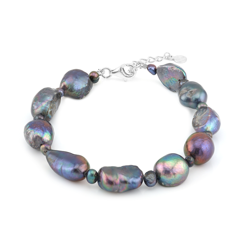 Mystik-Perlen-Silberarmband (TPC)