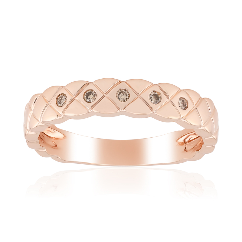 I1 Argyle-Rose de France-Brillant-Silberring (Annette)