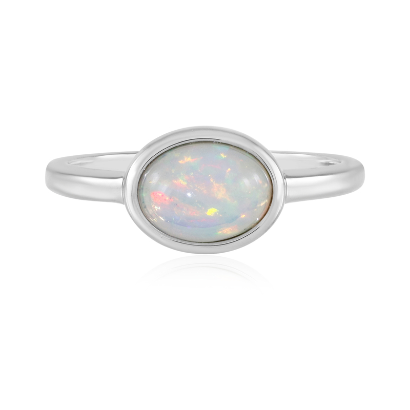 Welo-Opal-Silberring