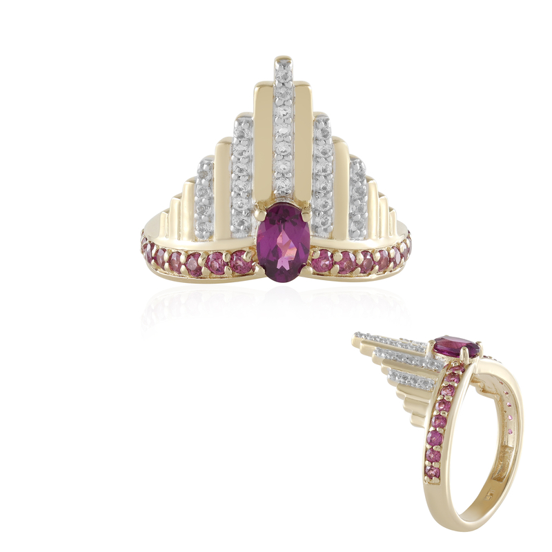 Rhodolith-Silberring Rhodolith-Silberring