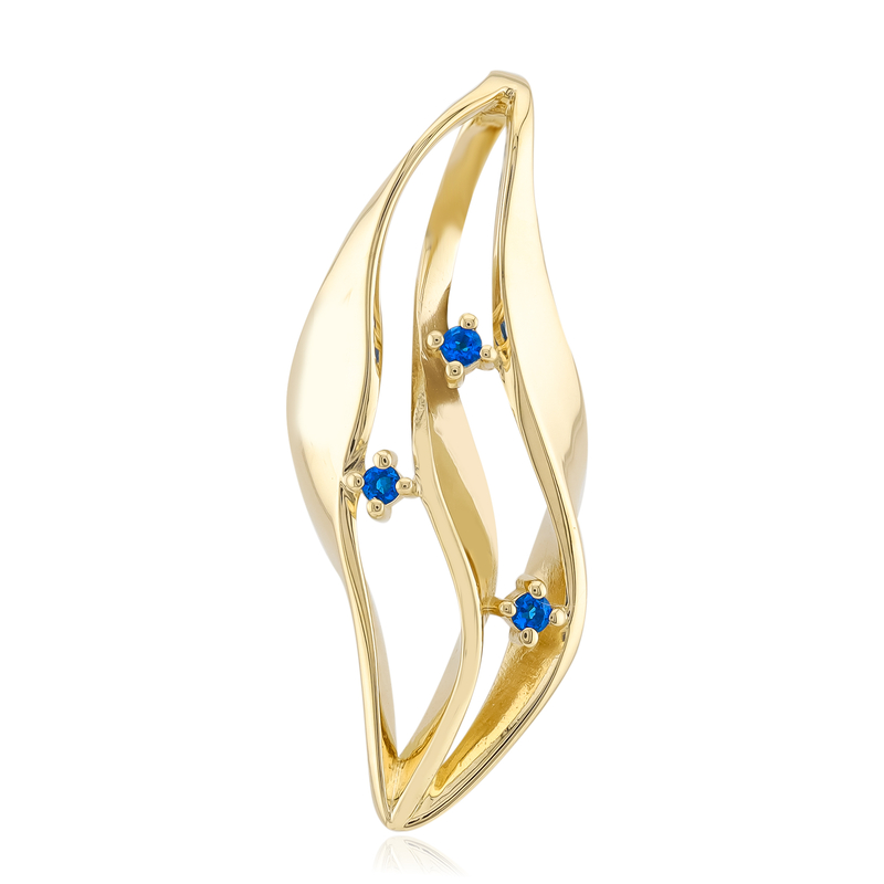 Haüyn-Goldanhänger Haüyn-Goldanhänger