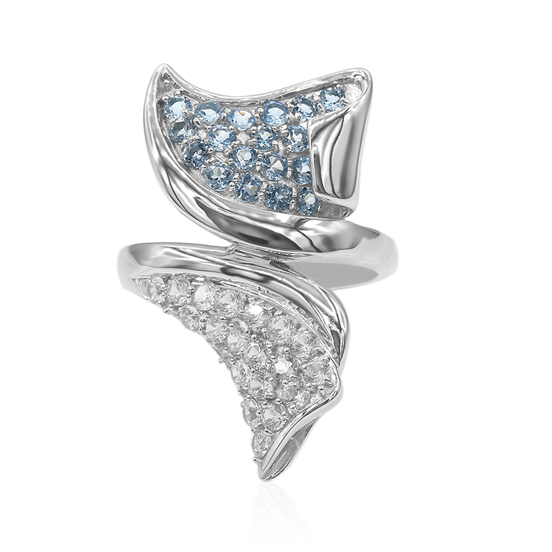 Schweizblauer Topas-Silberring (TPC) Schweizblauer Topas-Silberring (TPC)