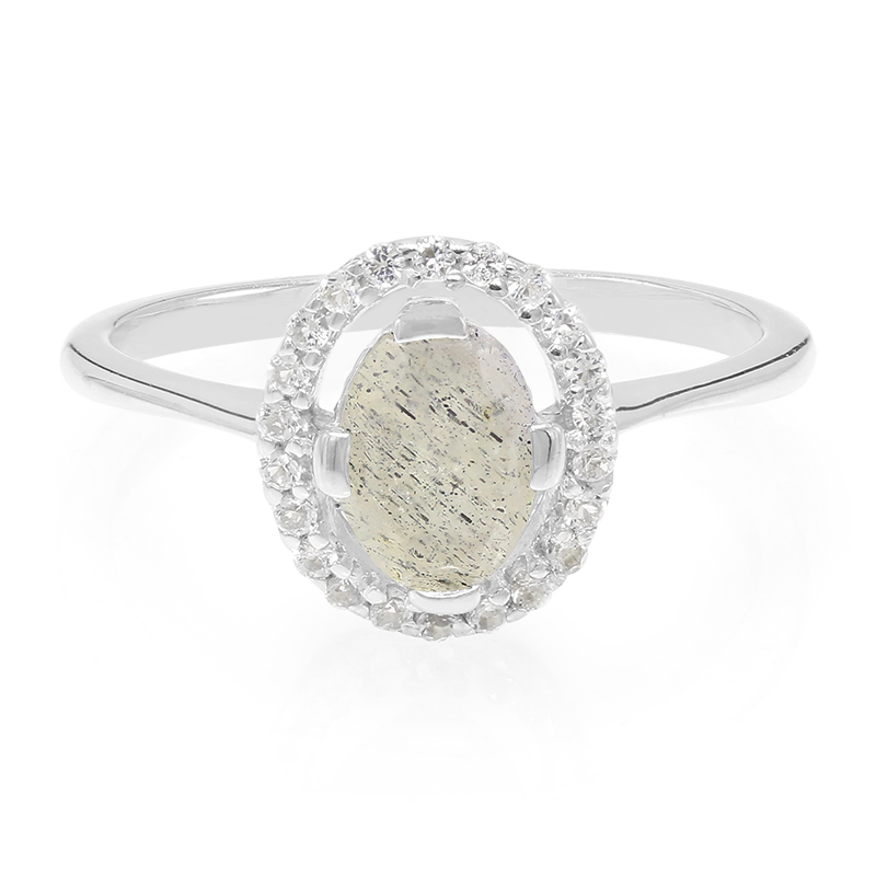 Labradorit-Silberring